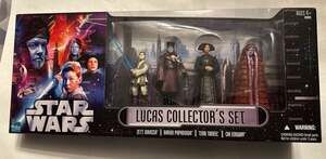 Star Wars The Saga Collection Lucas Collector's Set 4-Pack Action Figures